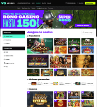 Versus Casino Screenshot
