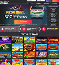 Avenger Slots Casino Screenshot