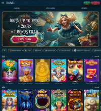 BetAlice Casino Screenshot