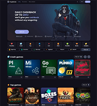 CryptoLeo Casino Screenshot