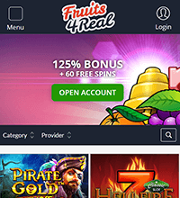 Fruits 4 Real Casino Screenshot