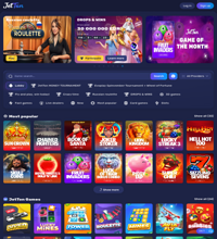 Jetton Games Casino Screenshot