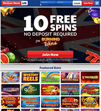 Online Slots UK Screenshot