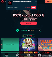 Vesper Casino Screenshot