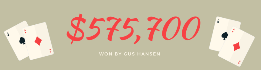 Gus Hansen poker win