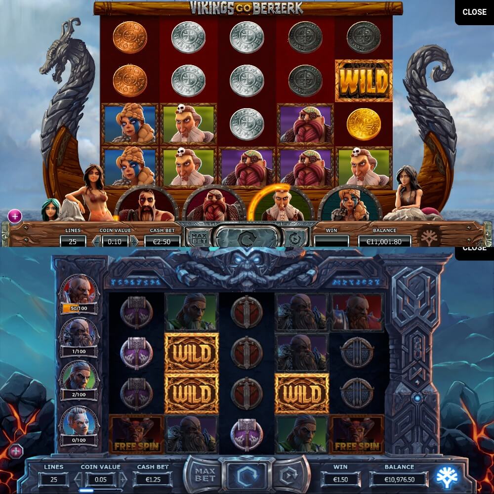 Vikings online slot reels by Yggdrasil Gaming